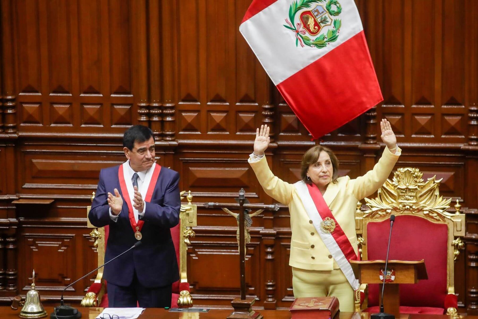 Dina Boluarte Toma Posesi N De La Presidencia De Per Nfasis