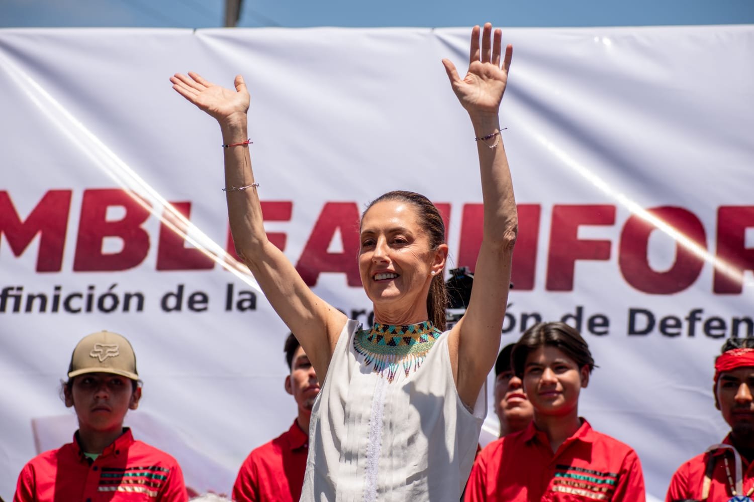 Vamos Arriba En Las Encuestas Asegura Sheinbaum Desde Tijuana