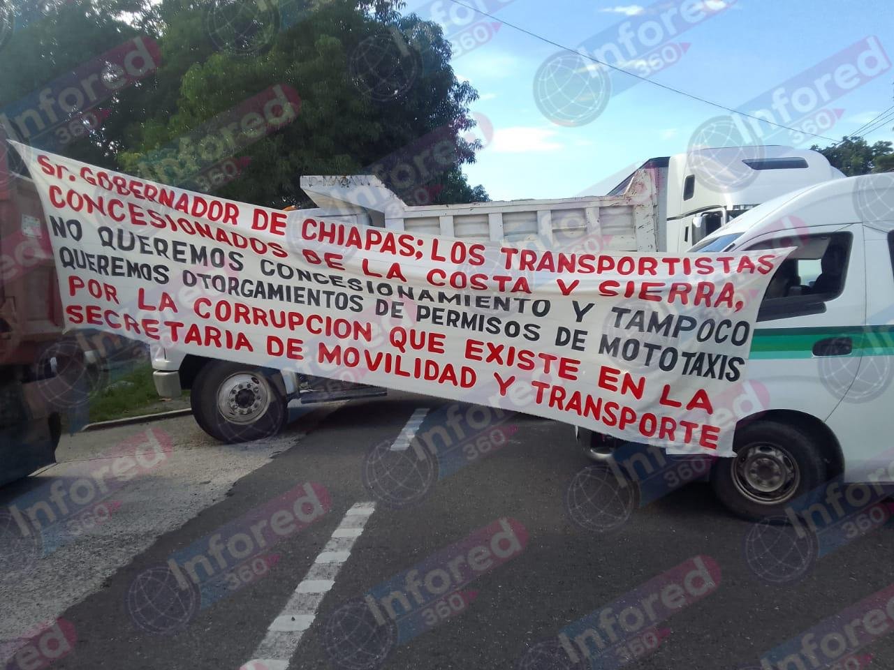 Bloquean Transportistas Carreteras En Pleno Regreso A Clases En Chiapas