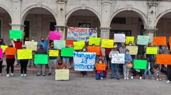 Protesta tianguistas