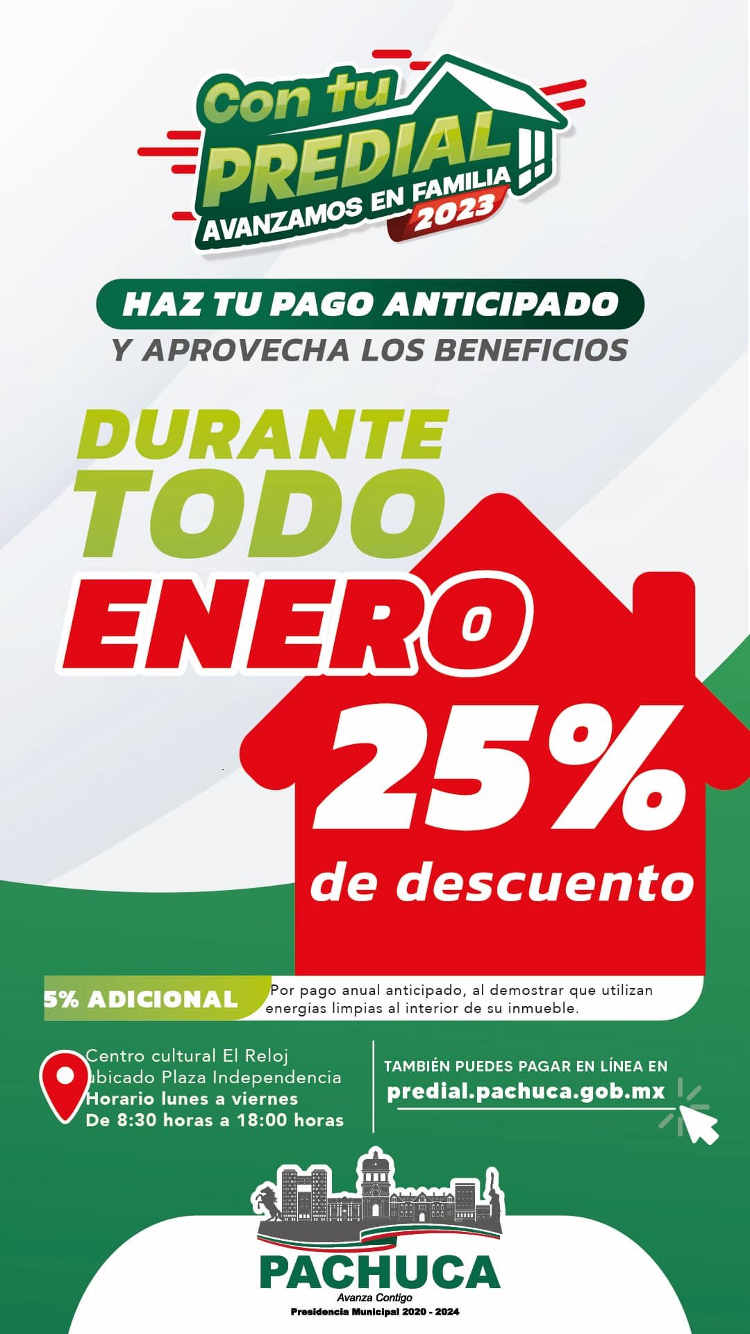 Descuento predial Pachuca