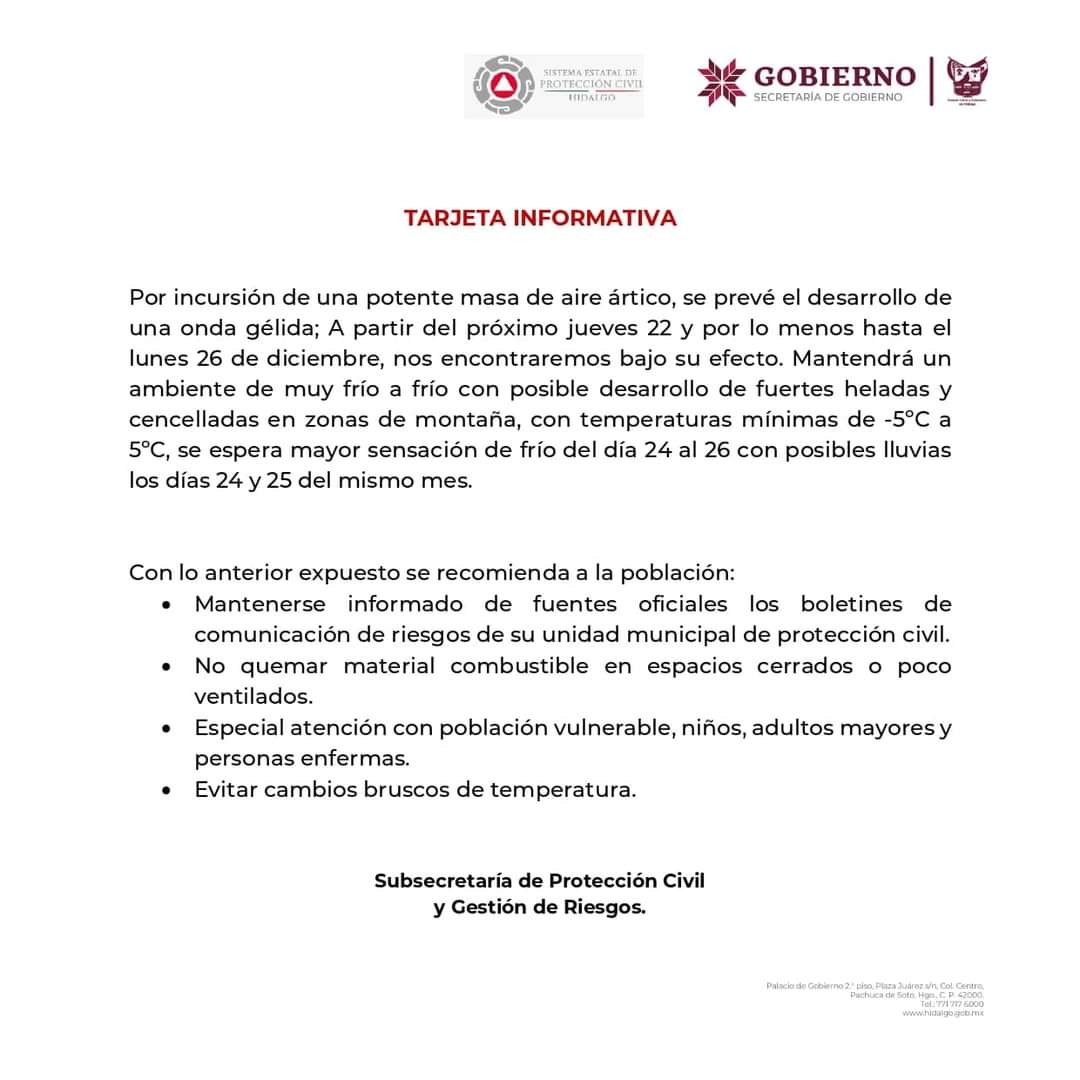 información de gobierno