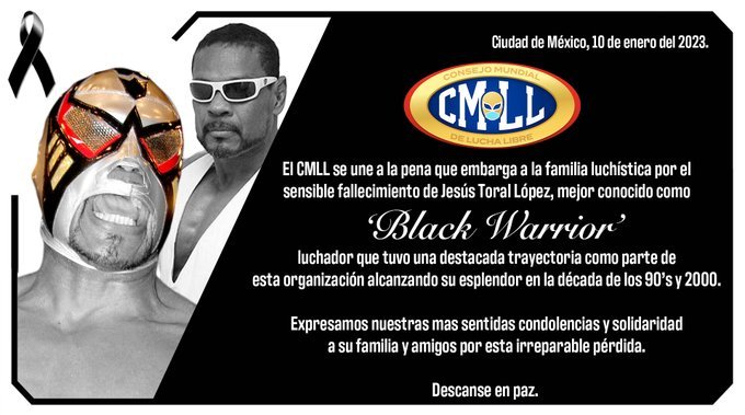Black Warrior fallece