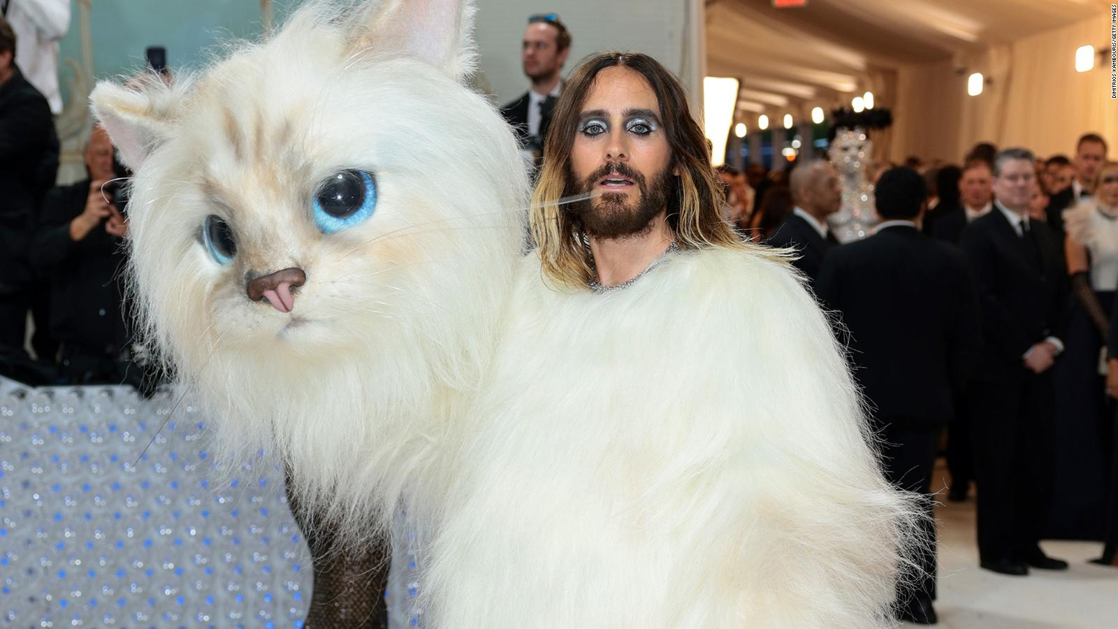 Jared Leto roba miradas en la Met Gala 2023 con su traje de gato Énfasis