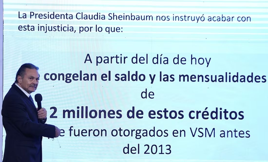 Infonavit congelará deudas hipotecarias para el beneficio de  derechohabientes